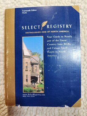 Select Registry Travel Guide Fourteenth Edition Inns B&Bs North America Pocket